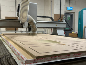 CNC Router Completing Woodshop Product