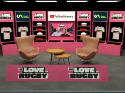 Premier Woodshop Creates Bespoke Modular Set Design for the Love of Rugby Podcast