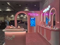 Exhibition stand build at Coventry Building Society Arena